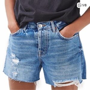TopShop Moto Ashley Denim Shorts